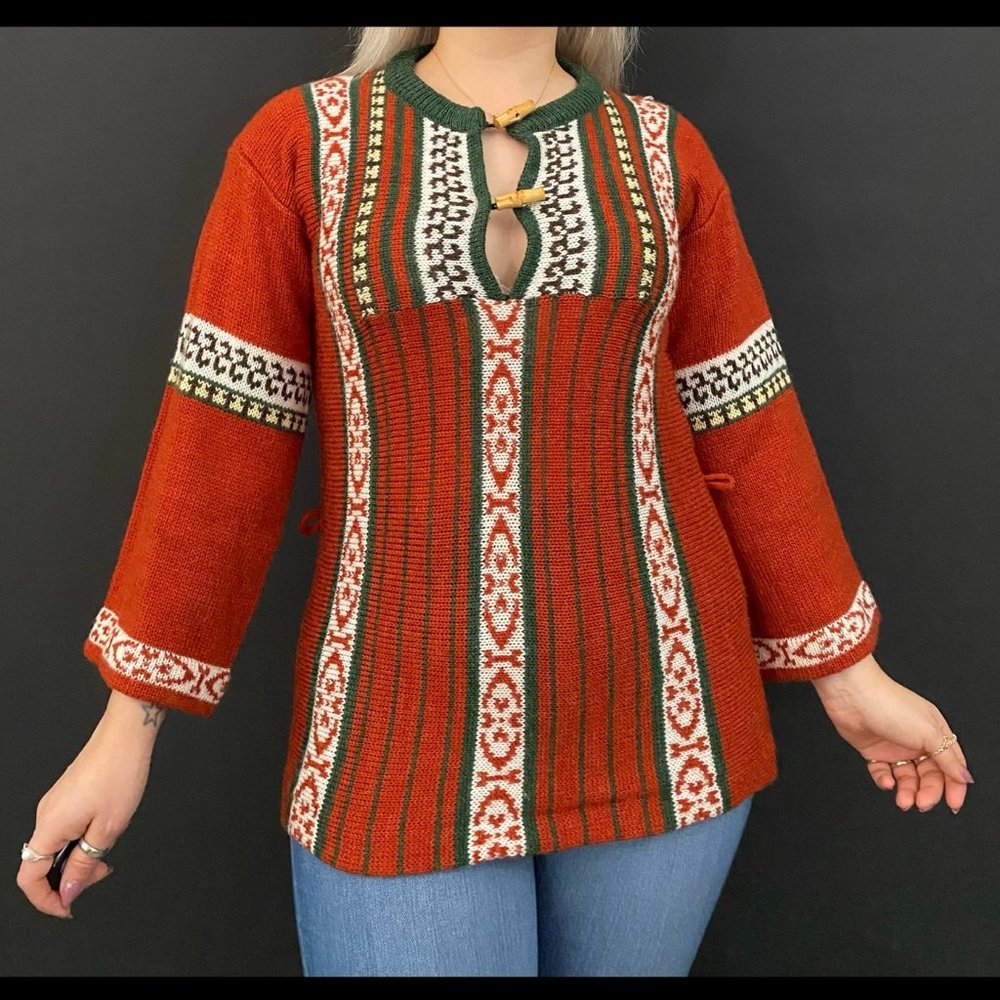 70s Kmart Bell Sleeve Sweater